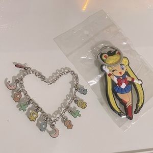 Sailor Moon 🌙💕 Charm Bracelet & Keychain